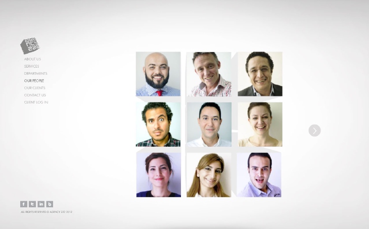 Agency222 website about us page